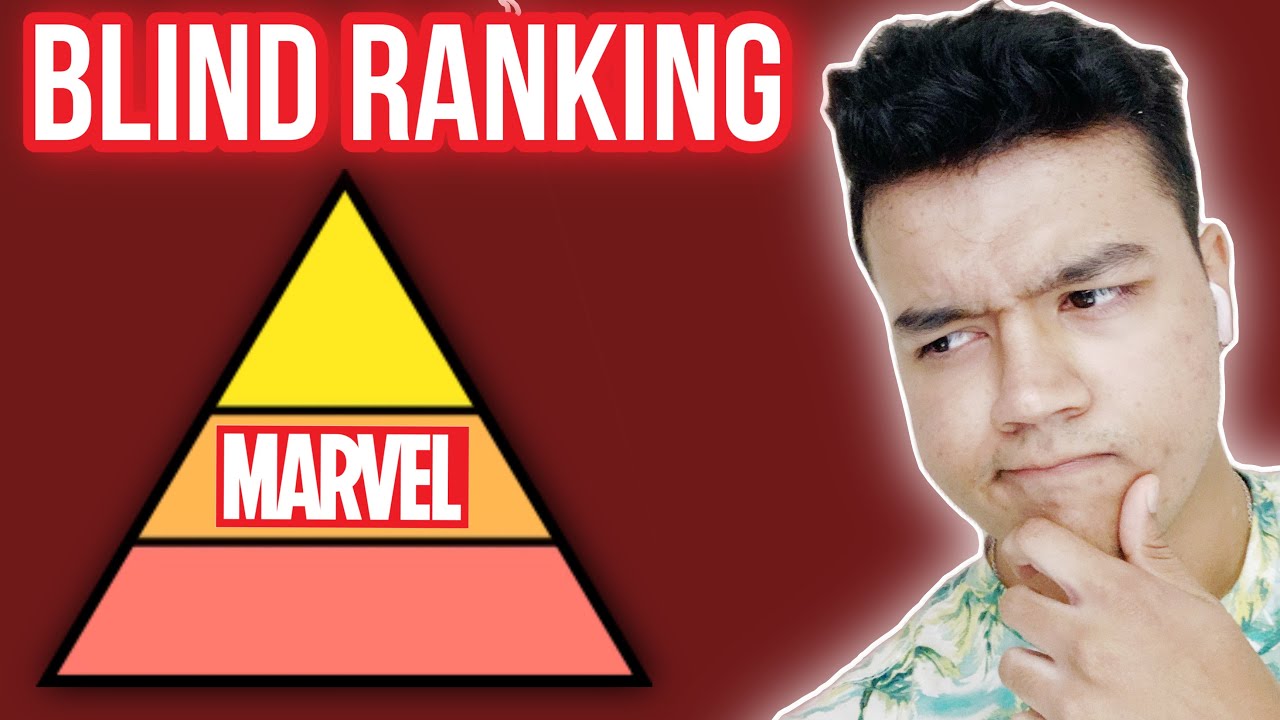 Слепой рейтинг фильмов Marvel (пирамидальный стиль)