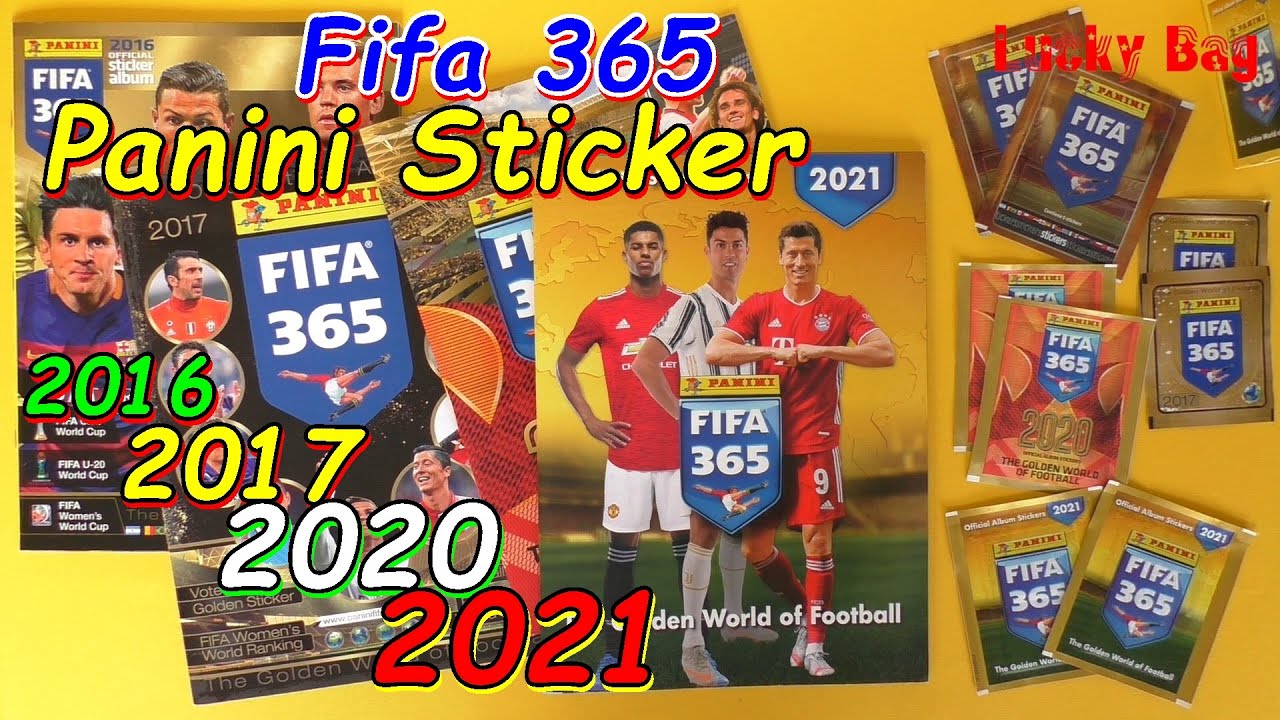 Panini Sticker Album FIFA 365 Saison 2021 new stickers Golden World of Football Lucky Bag Werbung  P