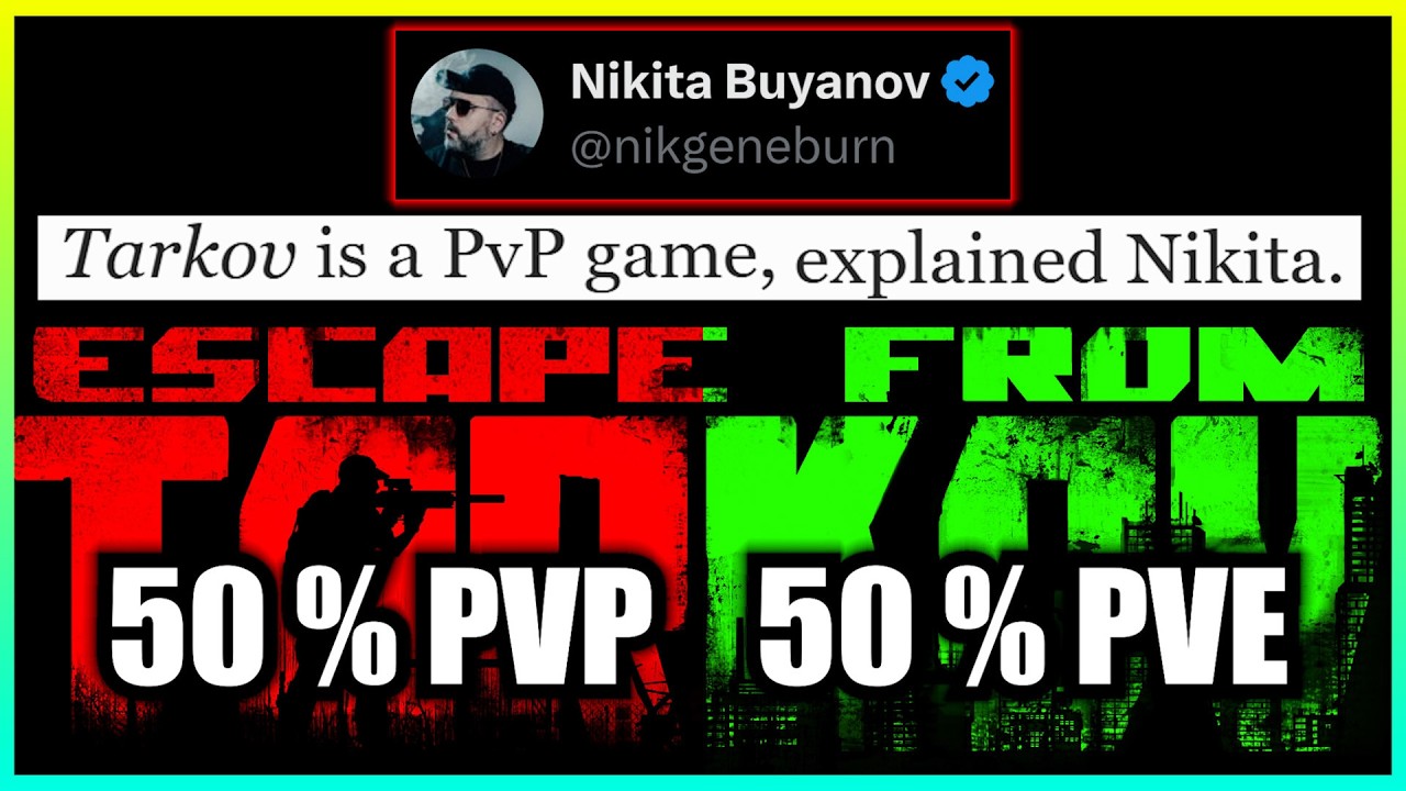 50 % of Tarkov Players Play PVE But Tarkov is PVP Game - Nikita
