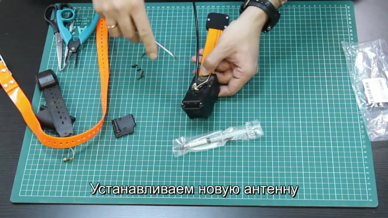 Garmin DC 50 замена GPS антенны. Ремонт ошейника DC50