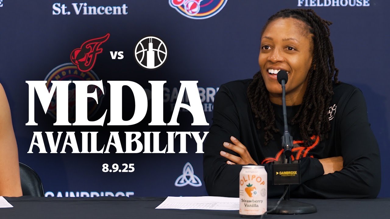 Lexie Hull, Kelsey Mitchell & Stephanie White | Postgame Media Availability vs. Chicago Sky