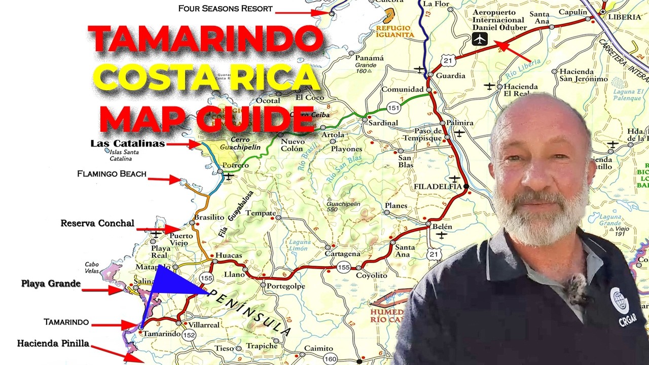 Tamarindo Costa Rica Map Guide 2026 | Neighborhoods, Real Estate Prices & Best Areas to Live