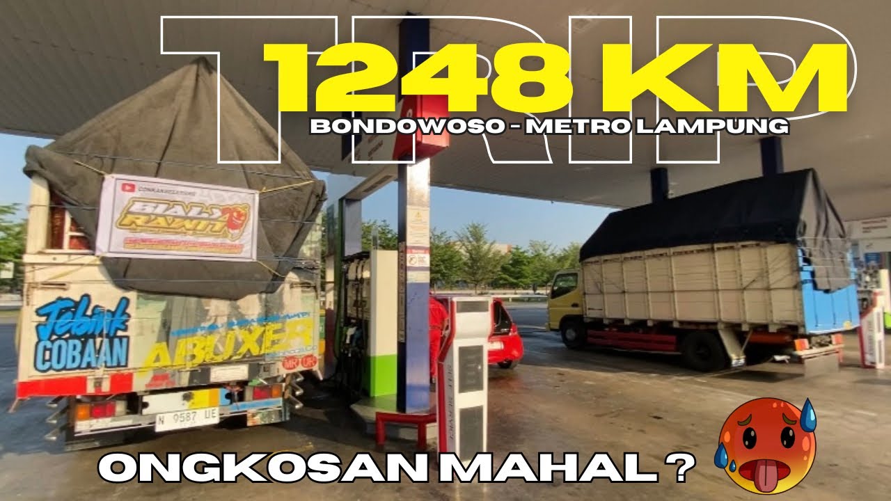 19 JAM ‼️ ONGKOSAN SEHARGA MOTOR BEAT ⁉️🥵🔥 Trip Truk Cabe Bondowoso - Lampung