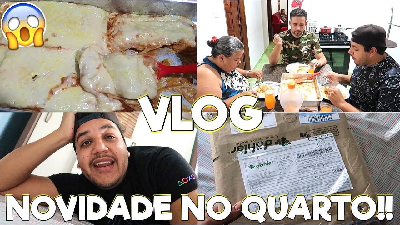 NOITE DA LASANHA em FAMILIA!! + CHEGOU ALGO QUE VAI MUDAR O MEU QUARTO😍