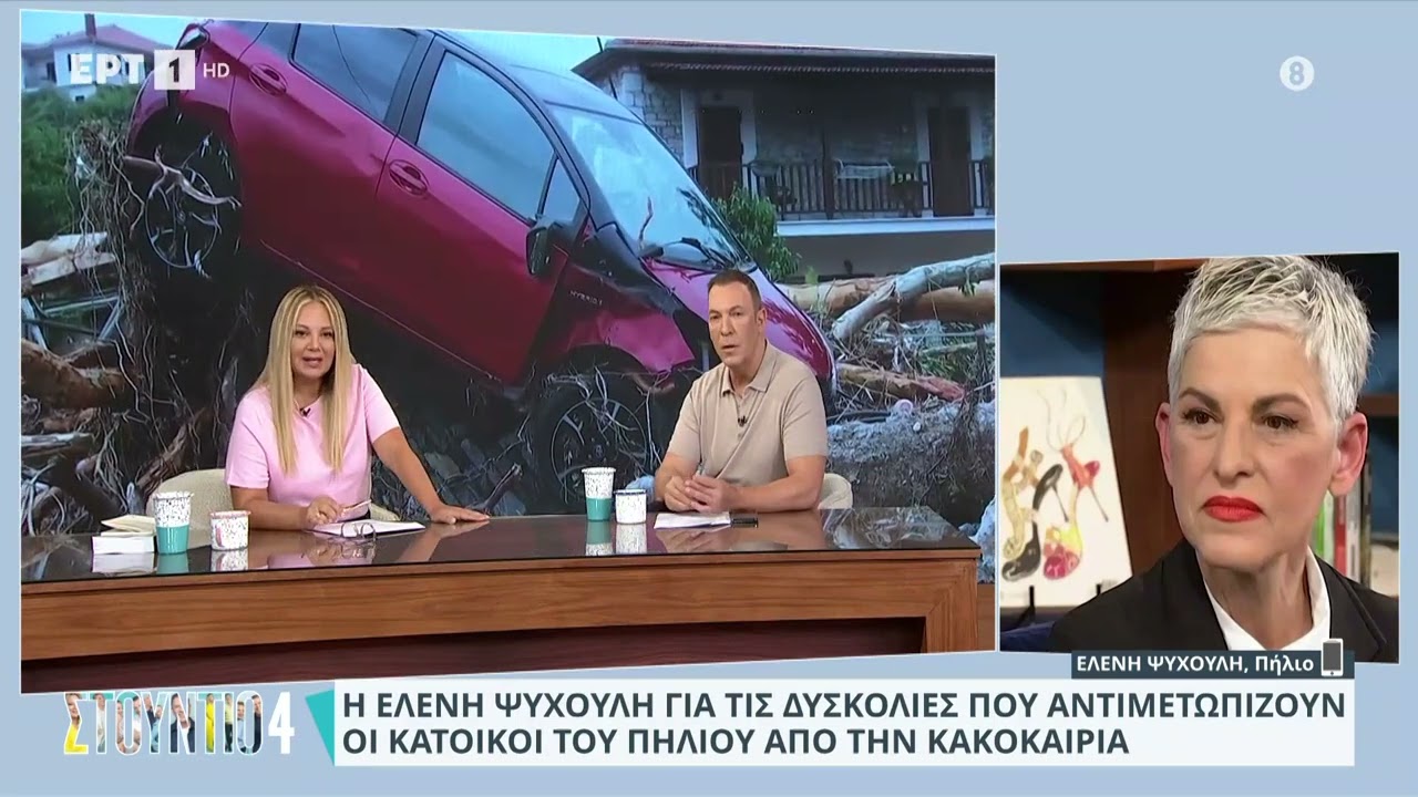 Ελ. Ψυχούλη: «Το χωριό μου Πλατανιά δεν υπάρχει πια» | 07/09/2023 | ΕΡΤ