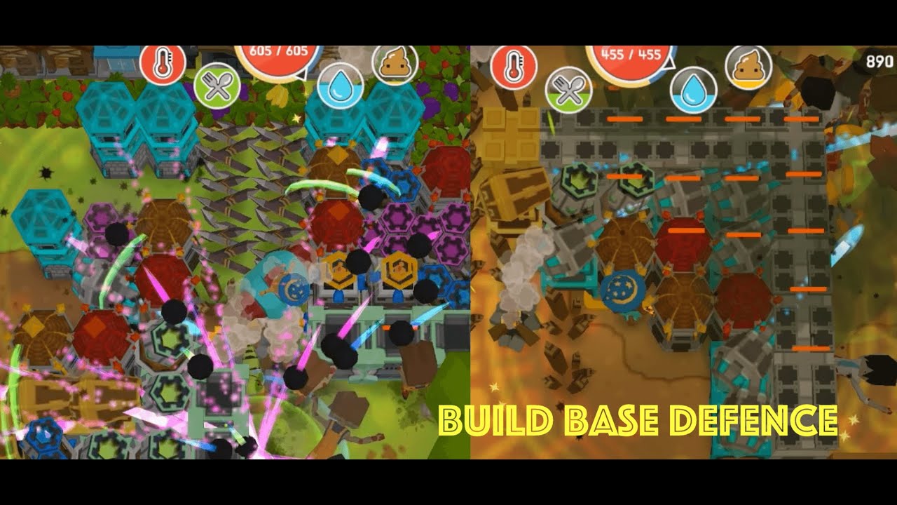 Mine Survival | Build base defence - Xây dựng nhà chính phòng thủ