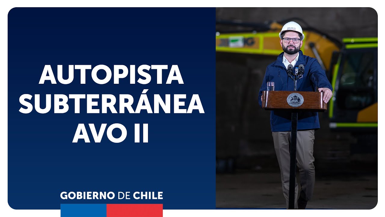 Comienza construcción de la autopista subterránea AVO II
