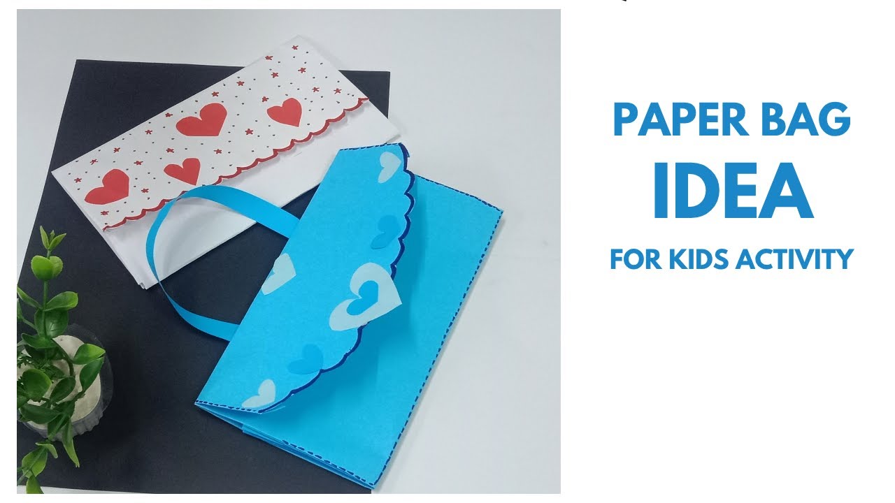 DIY Paper Bag Purse 👜  Easy Craft Idea for Kids  Shaziq Craft