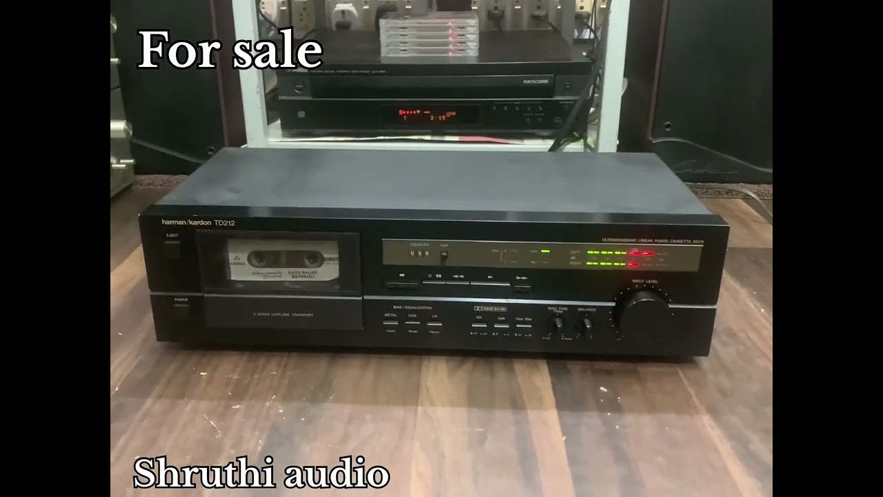 #Harman Kardon TD212Linear Phase Cassette Deck for sale Interested call me @9626962880