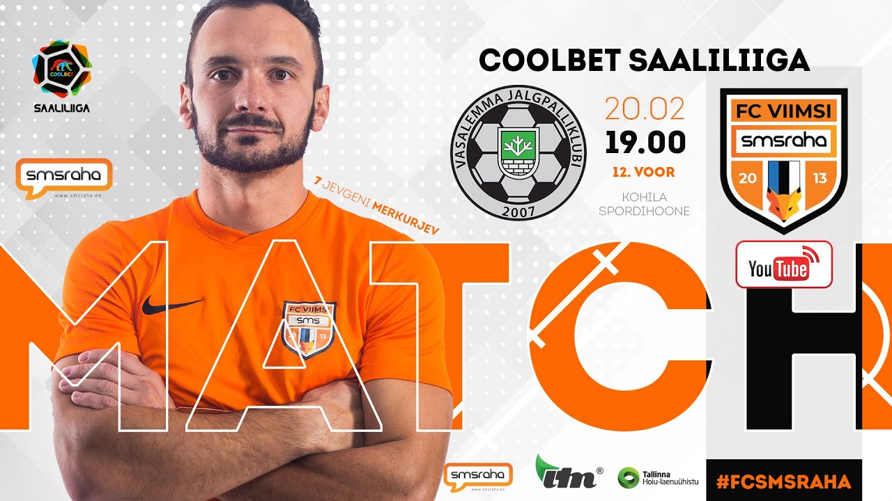 COOLBET: S. RUMMU DÜNAMO -  S. VIIMSI FC SMSRAHA (Futsal)