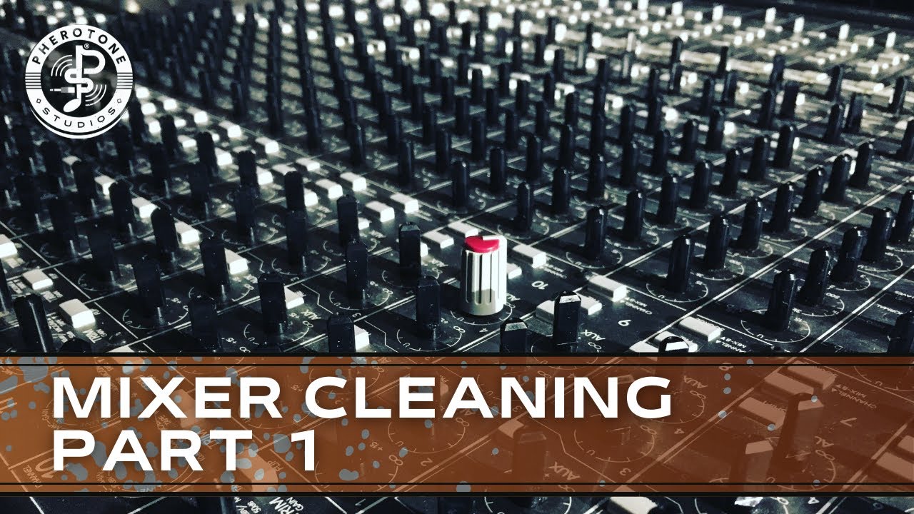 How to service a mixing desk Part 1 - Mixer Cleaning