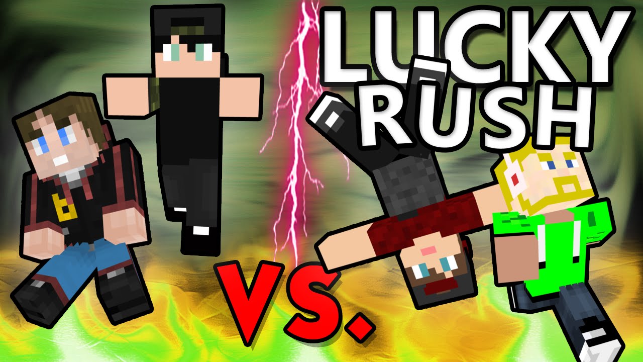 HEFTIGES 2vs2 BATTLE | Minecraft LUCKY RUSH | baastiZockt