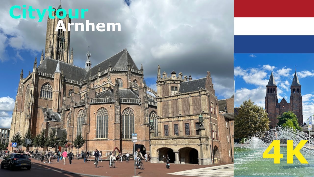 Arnhem | Airborne Memorial, John Frost, Eusebius Church, and more | The Netherlands [4K]