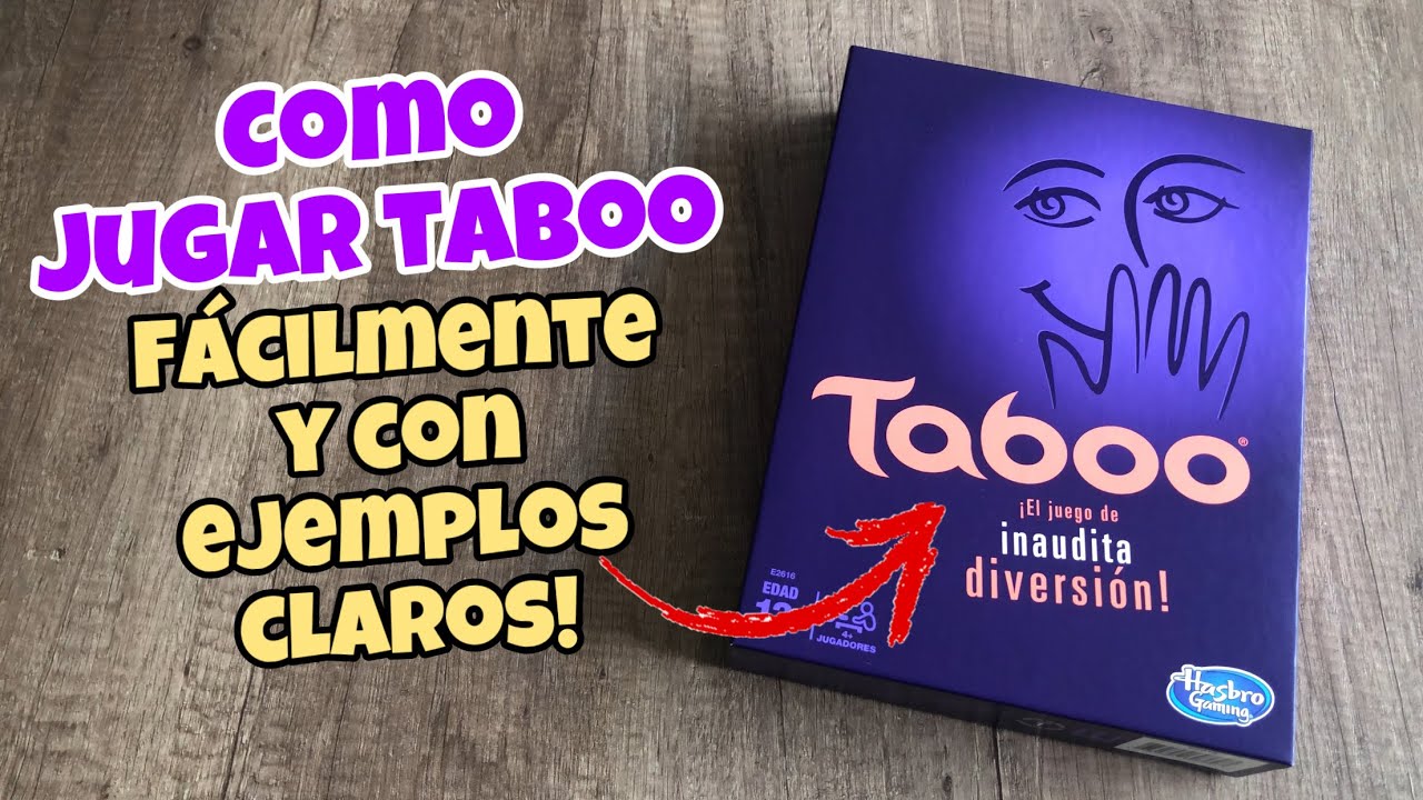 Taboo como jugar / juego de mesa taboo / como jugar tabo / juegos de mesa en familia / taboo / tabo