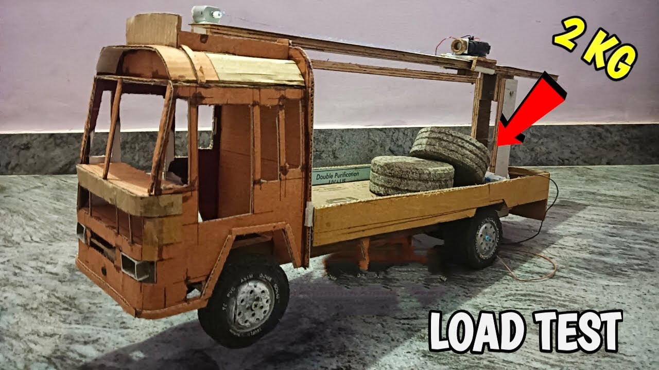Miniature borewell from cardboard load test of 2 kg 🥵🥴😓