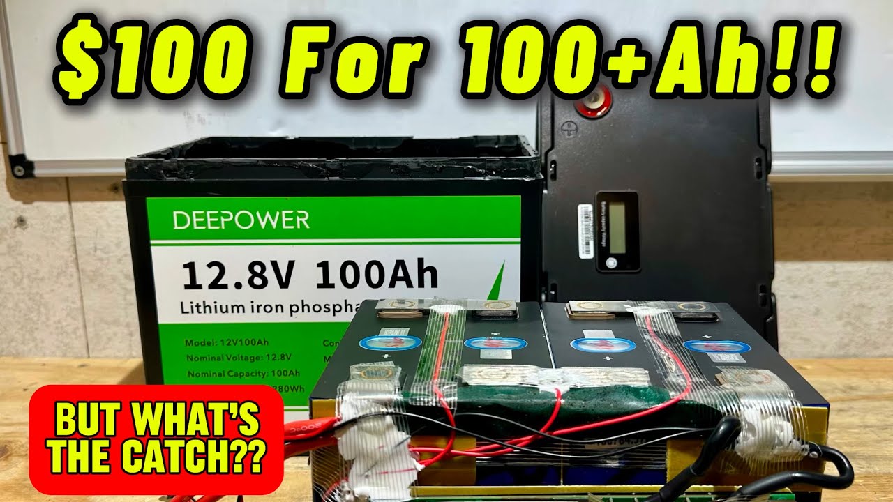 Review & Teardown: DEEPOWER (VeloTek) 12.8V 100Ah LiFePO4 Lithium Battery
