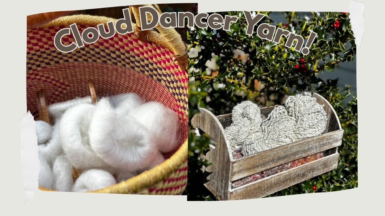 I finished spinning my bunny boucle yarn! Turning Pantone 2026 Color of the Year into Yarn