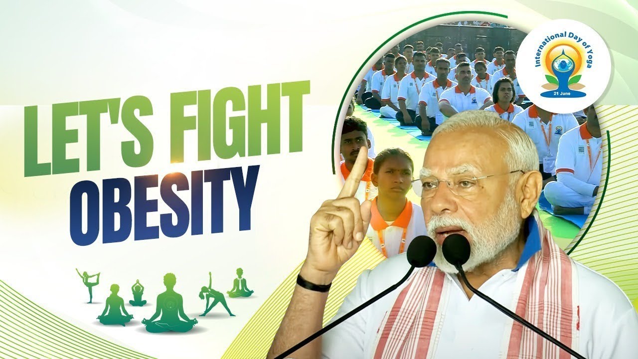 PM Modi: Reducing oil intake & practicing Yoga are true formulas for better fitness