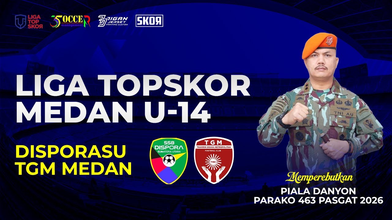 Liga Top Skor Medan U-14 : DISPORASU vs TGM MEDAN