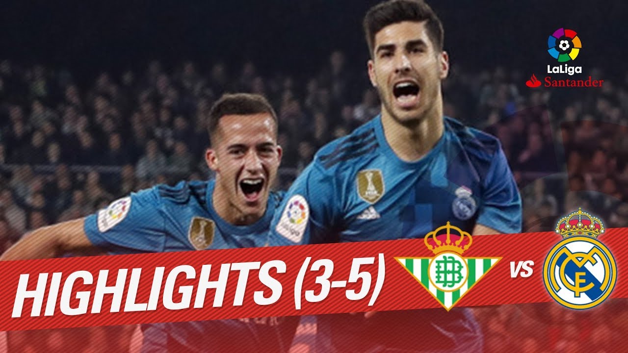 Resumen de Real Betis vs Real Madrid (3-5)