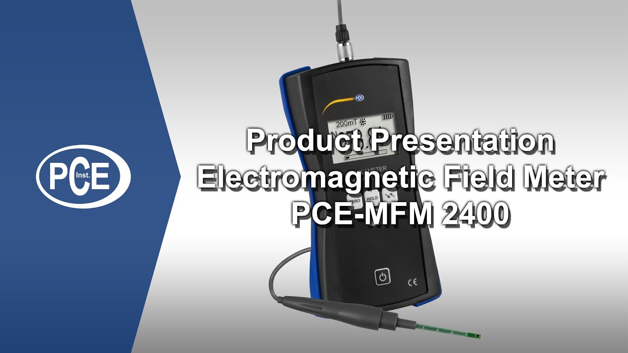 Product Presentation Electromagnetic Field Meter PCE-MFM 2400 | #pceinstruments