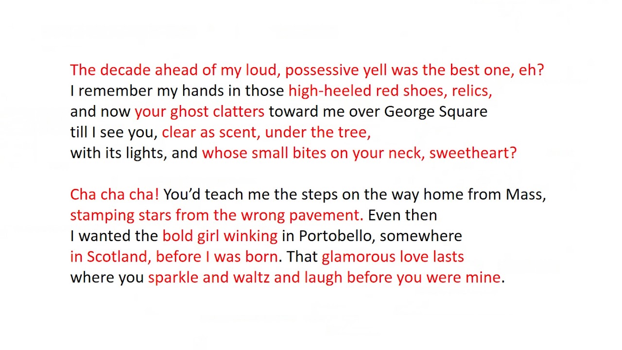 Before You Were Mine by Carol Anne Duffy Analysis