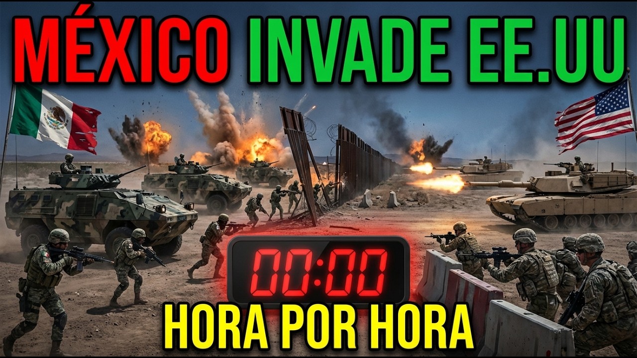 ¿Cómo Sería Una Invasión de México a EE.UU HORA POR HORA?