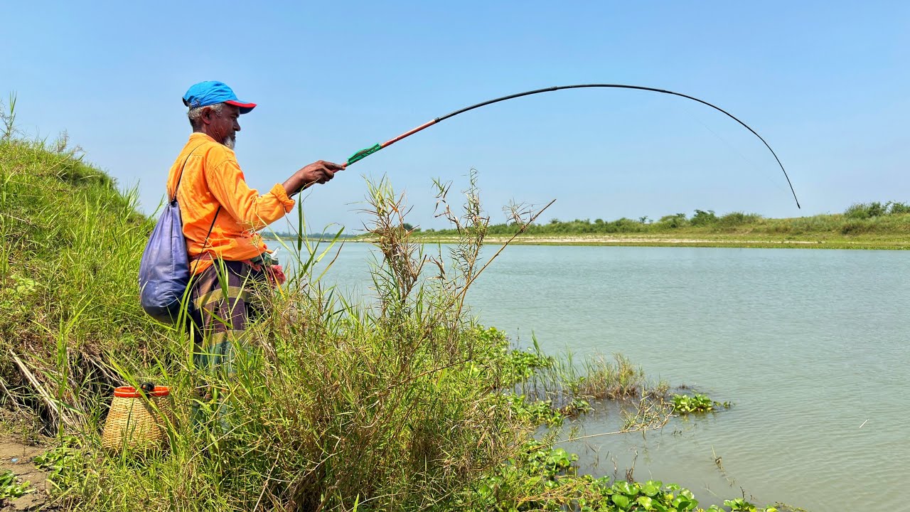 Rajbari Akkas Mama's fishing in Padma River 🎣 Fishing in Jamuna River | Fishing video | Fishing B...