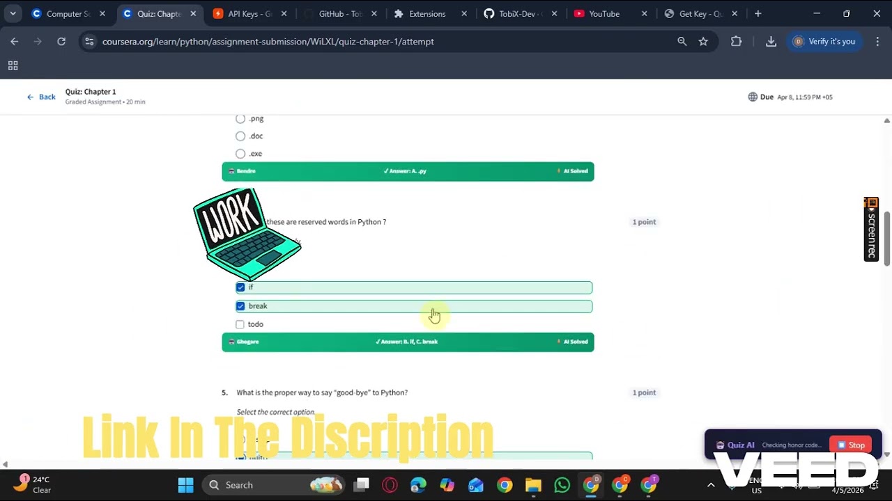 Complete Any Coursera Course in A minute , Coursera Automation Extension