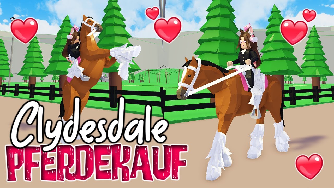 ich KAUFE mein 1️⃣. PFERD in Horse Valley 🐴✅ (Clydesdale Pferdekauf) Roblox DEUTSCH