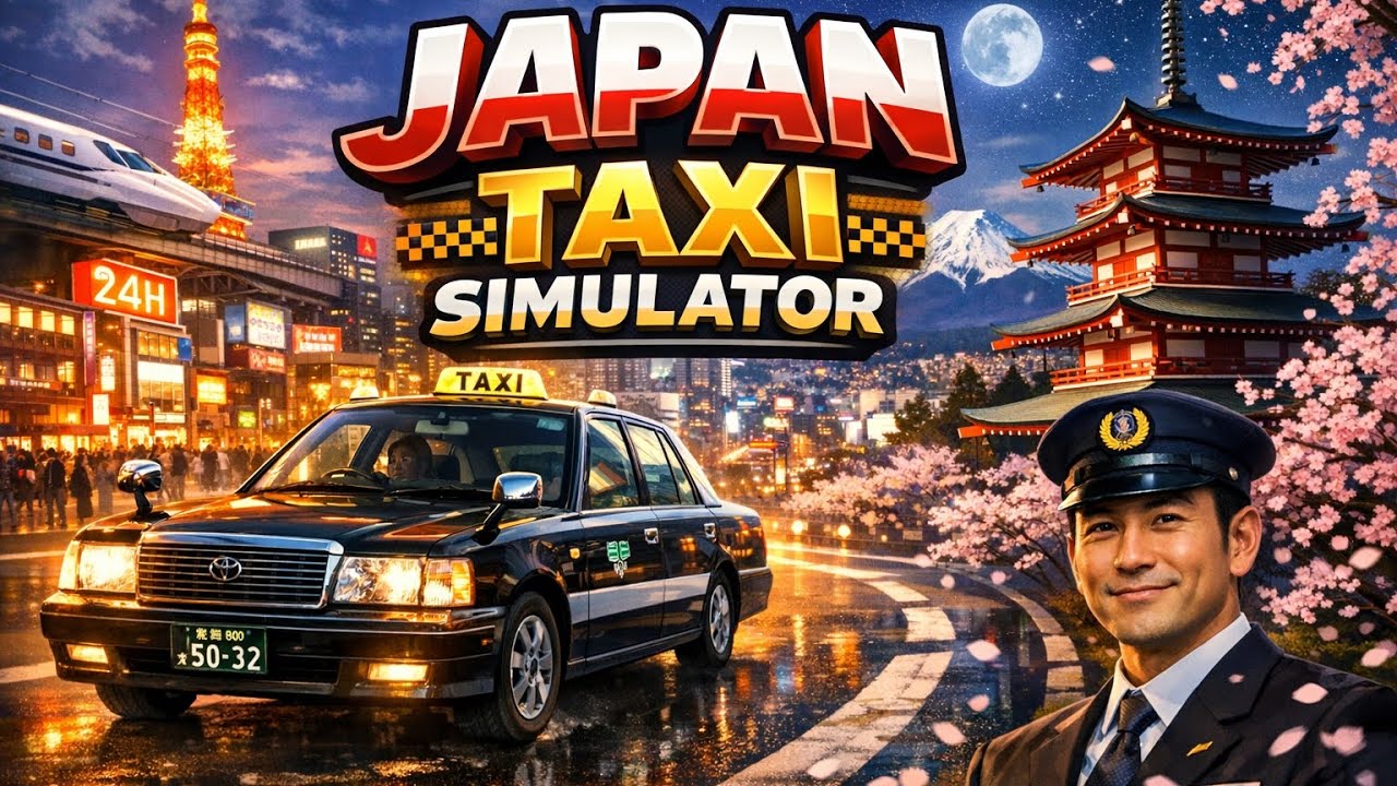 Japan Taxi Simulator 2026 🚕 | টোকিও শহরে বাস্তবসম্মত ট্যাক্সি ড্রাইভিং গেম | জাপান ট্যাক্সি সিমুলেটর