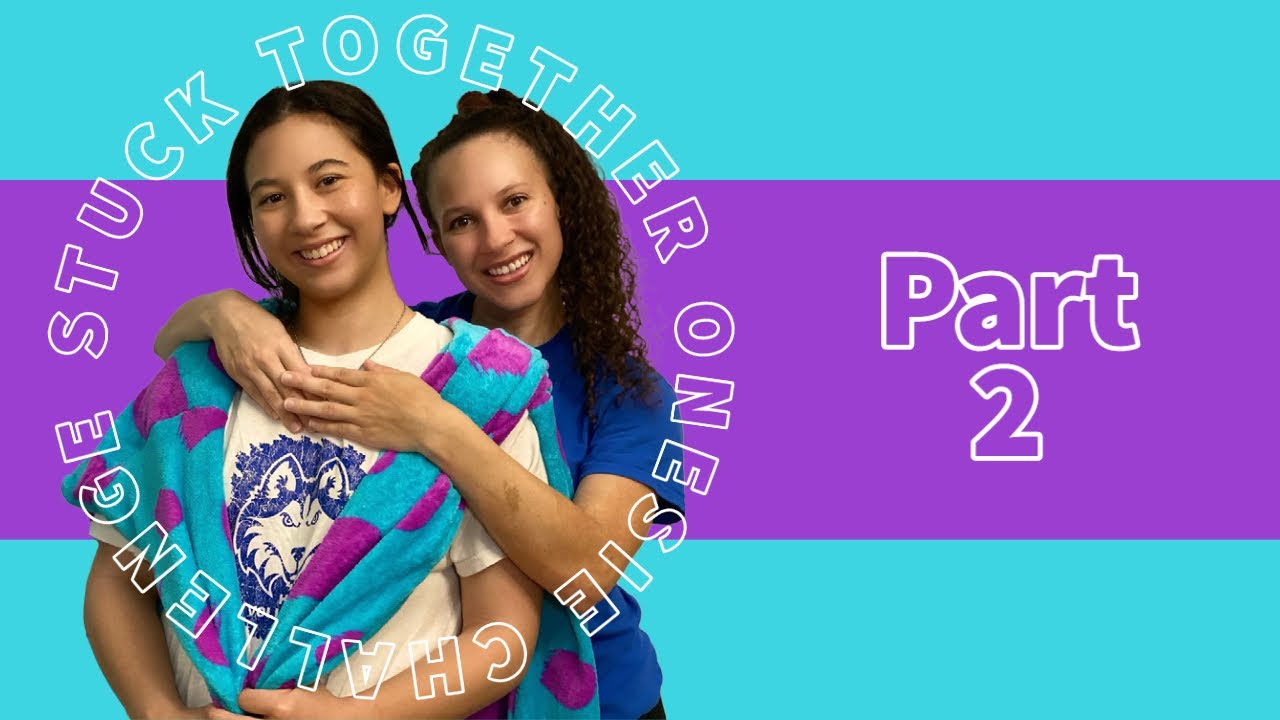Stuck Together Onesie Challenge Pt. 2 (We Dance to “I Can’t Stop Me” by Twice!) - Tiffany & Kayli