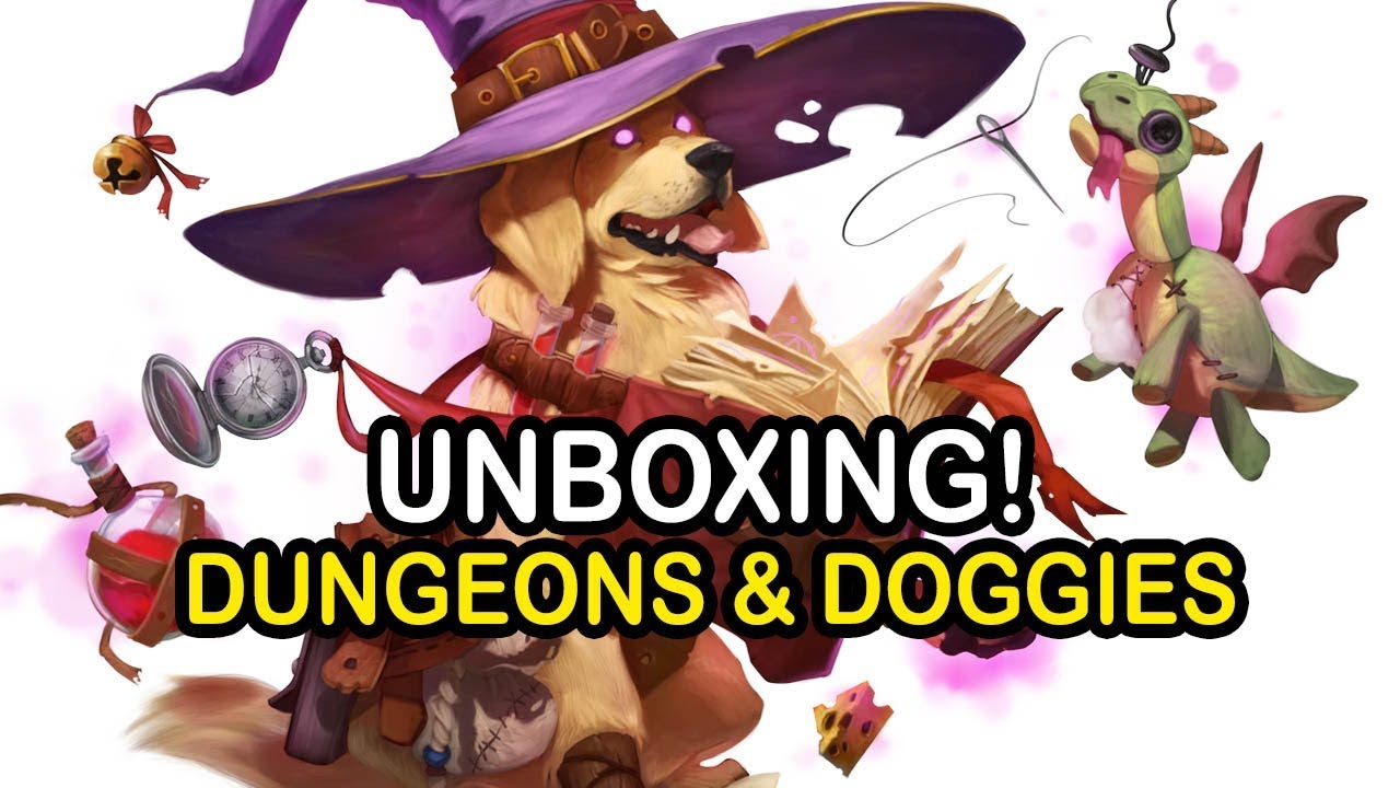 What's in the Dungeons And Doggies Kickstarter Box?
