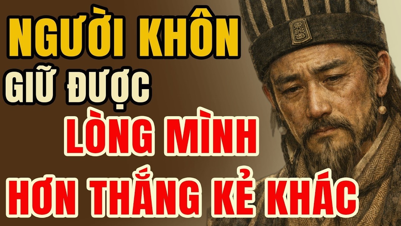 Gia Cát Lượng Dạy Vì Sao Giữ Được Lòng Mình Hơn Thắng Được Kẻ Khác | Lời Dạy Cổ Nhân