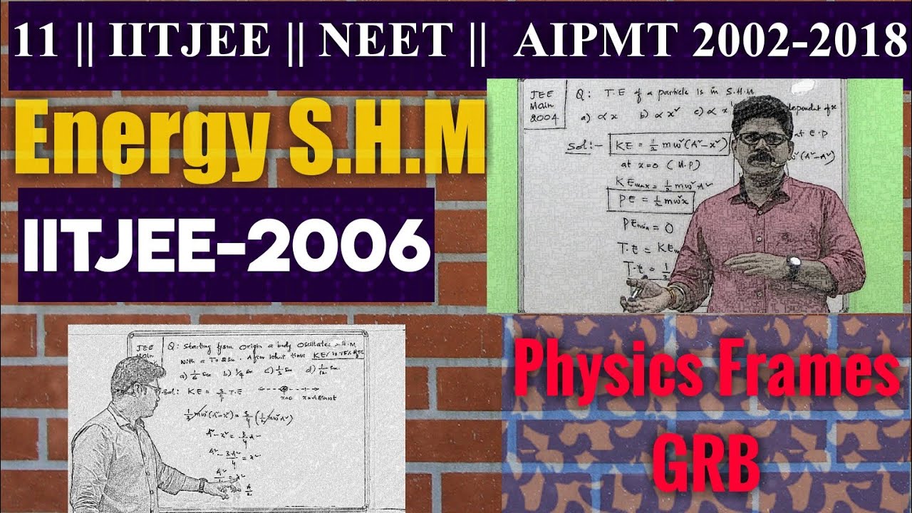 11 || IITJEE || NEET || AIPMT || 2002-2018 || OSCILLATIONS