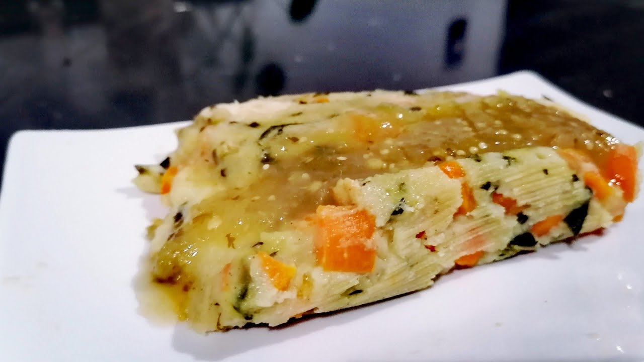 TAMALES🌯DE ZANAHORIA Y ESPINACAS CON POCA HARINA