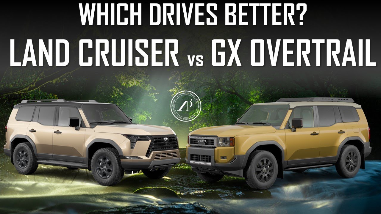 WHICH DRIVES BETTER? TOYOTA LAND CRUISER vs LEXUS GX OVERTRAIL // ENGINEER'S REVIEW
