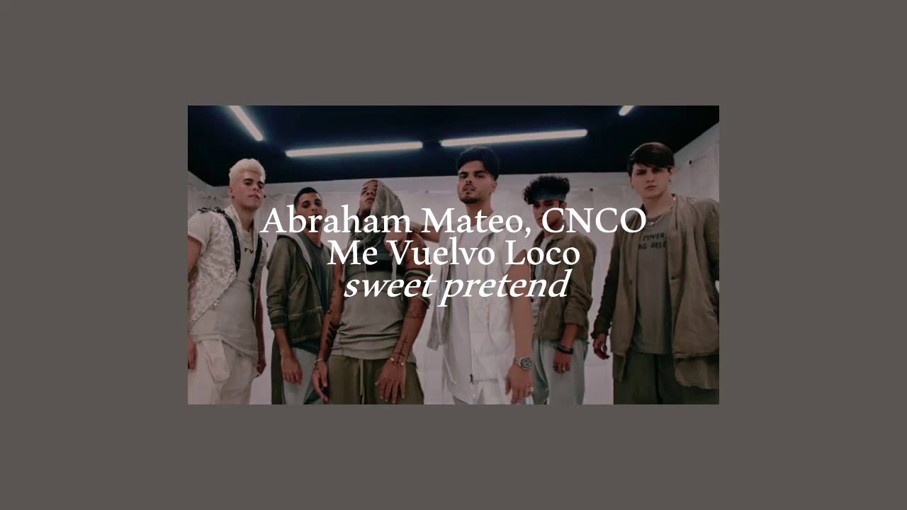 abraham mateo, cnco - me vuelvo loco (slowed + reverb)