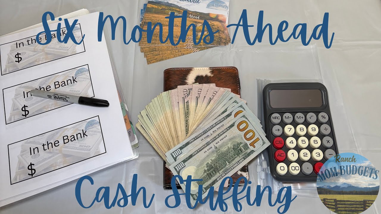 6-Month Ahead Binder Cash Stuffing & Savings Challenge