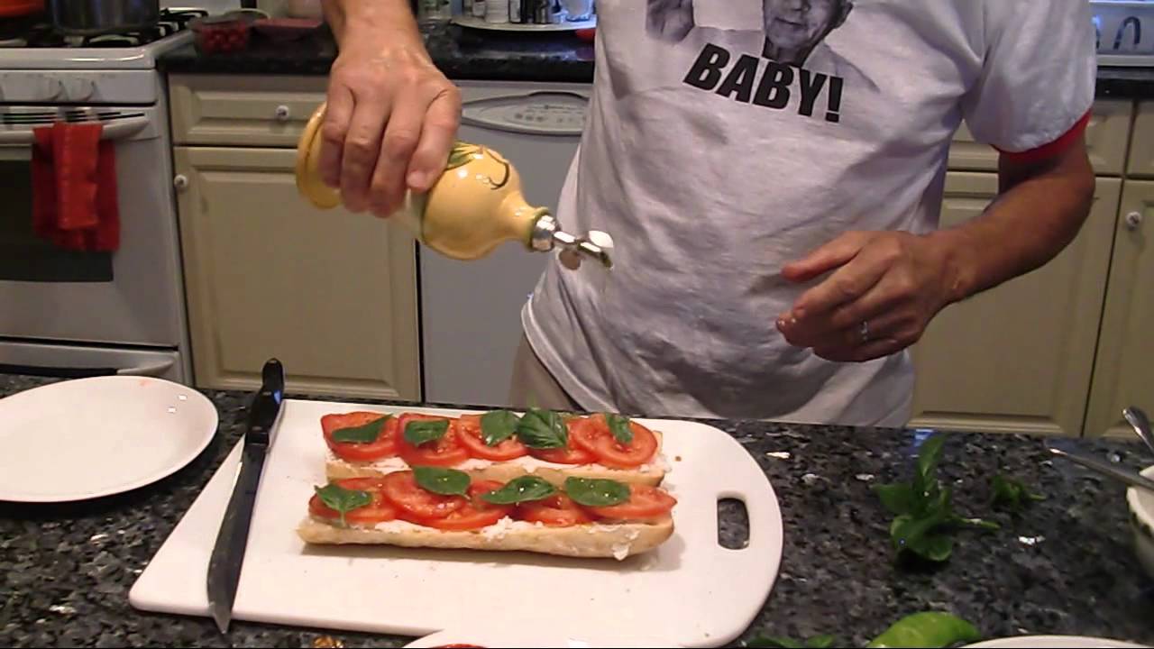Goat Cheese Bruschetta Appetizer