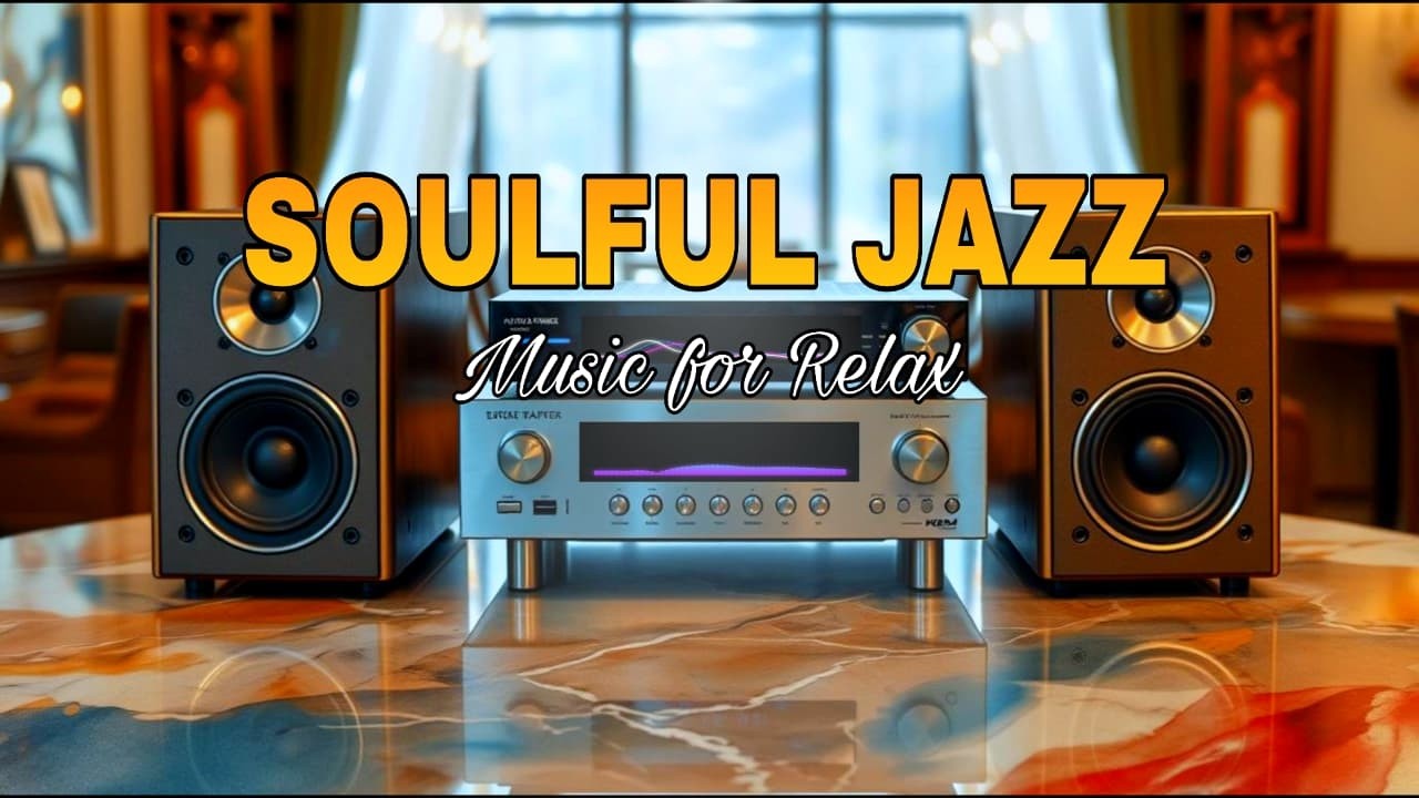 Soulful Jazz Music 🎷 Relaxing Jazz Instrumental for Stress Relief, Study, Work & Cozy Ambience