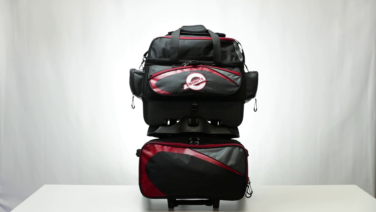 Ebonite Players 4 Ball Roller Bowling Bag
