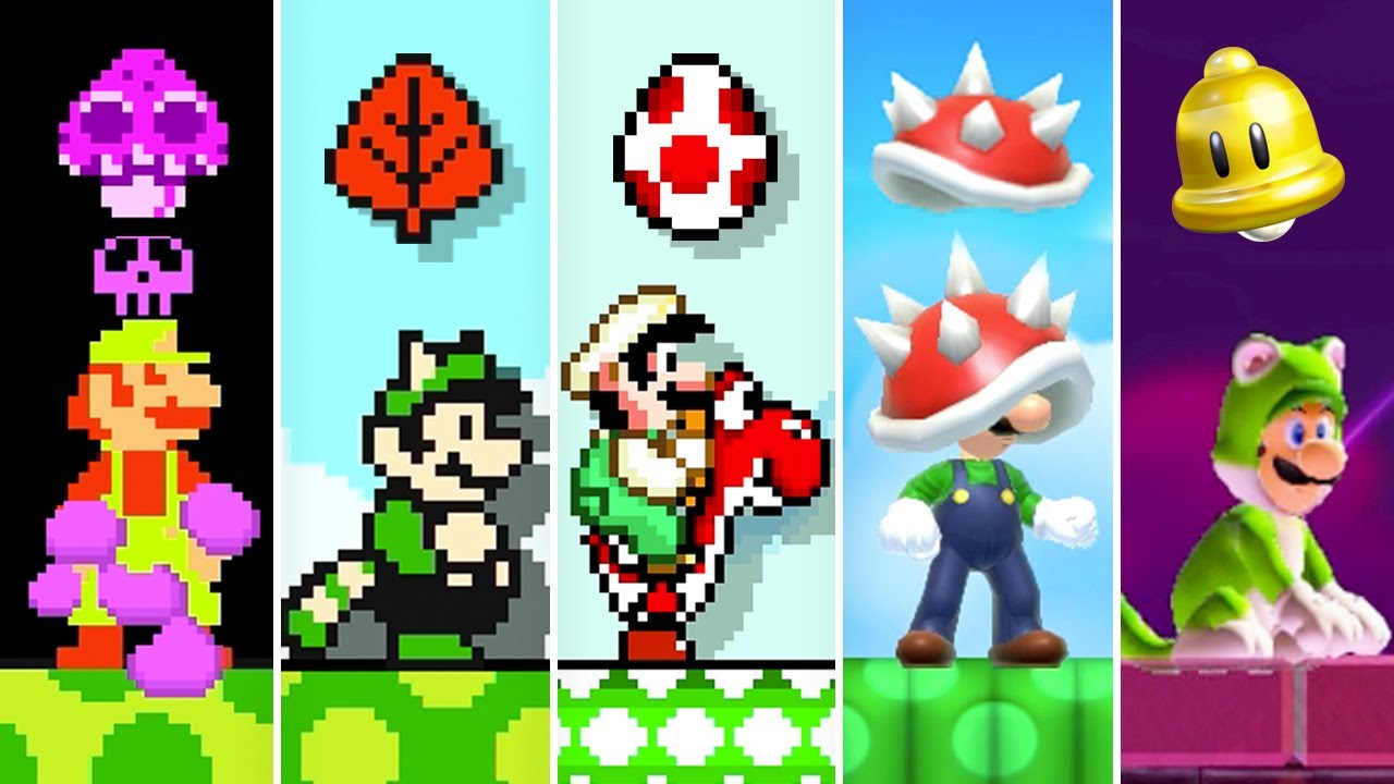 Super Mario Maker 2 - All Luigi Power-Ups