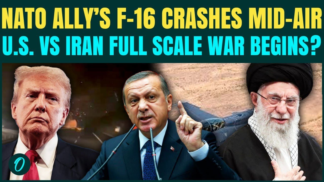 BREAKING: NATO Ally's F-16 CRASHES On CAM, Pilot Killed | Iran Behind Huge Sabotage In Turkey?