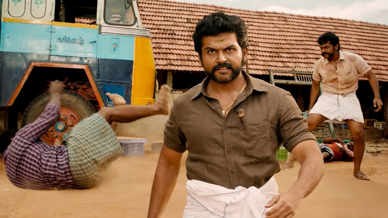 കട്ട കലിപ്പ് ലുക്കിൽ കാർത്തിയുടെ ആക്ഷൻ | Komban (Malayalam Dubbed) | Tamil Action Karthi | Lakshmi