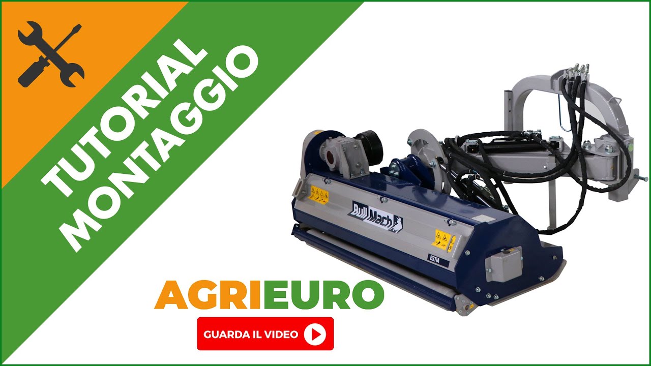 BullMach Estia 160 - Trincia argini laterale: montaggio