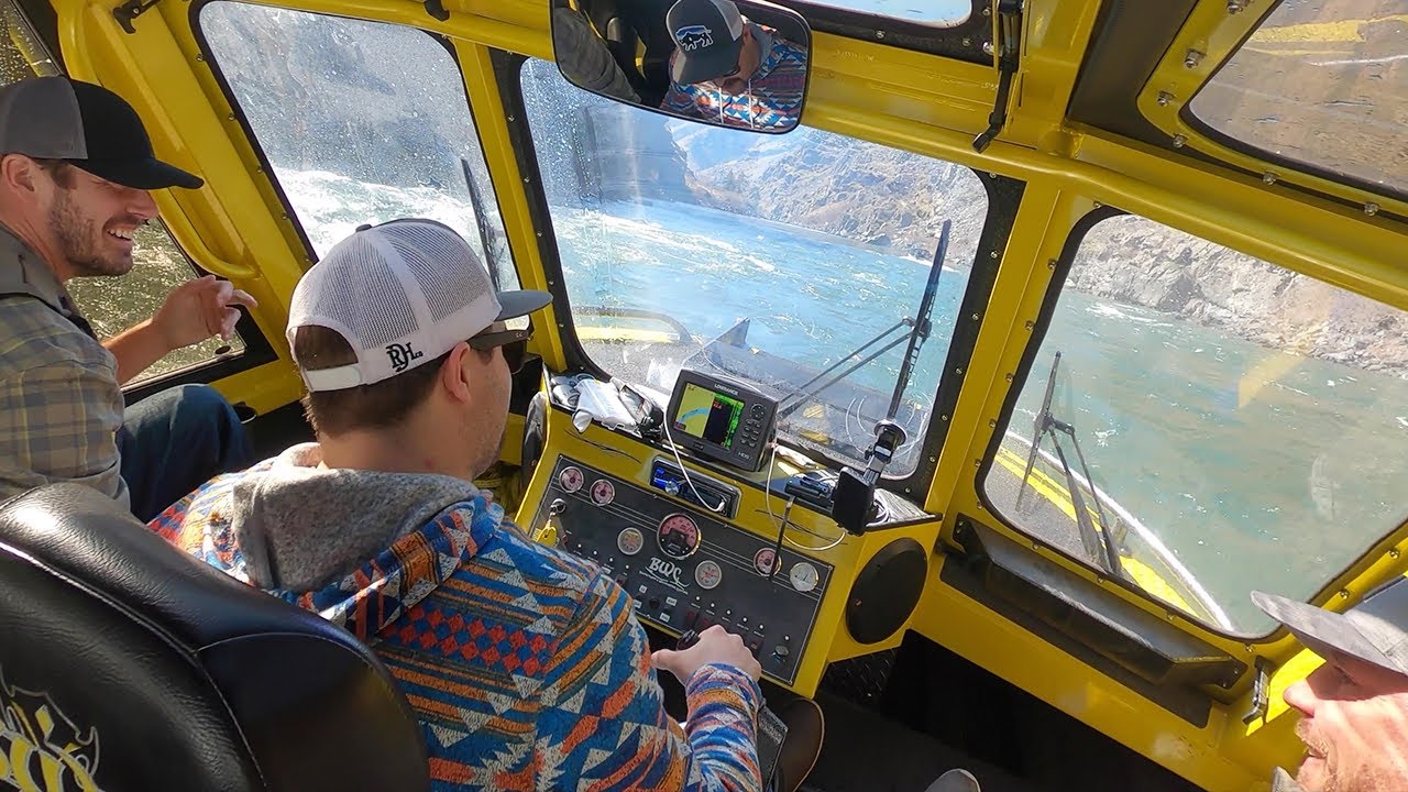 Jet Boat Cruises Through Granite Rapids in Hell’s Canyon || WooGlobe