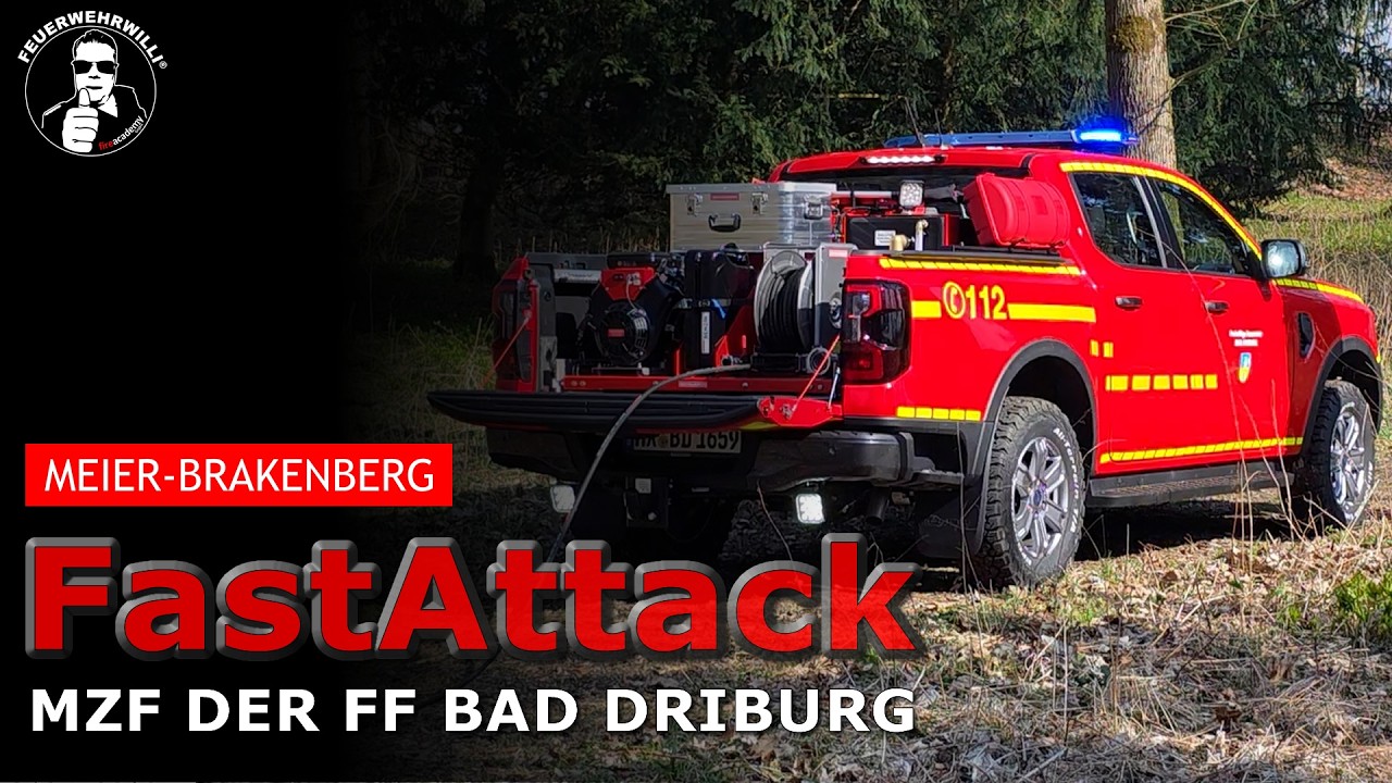 Waldbrand-Schnelleinsatz mit FastAttack von MEIER-BRAKENBERG