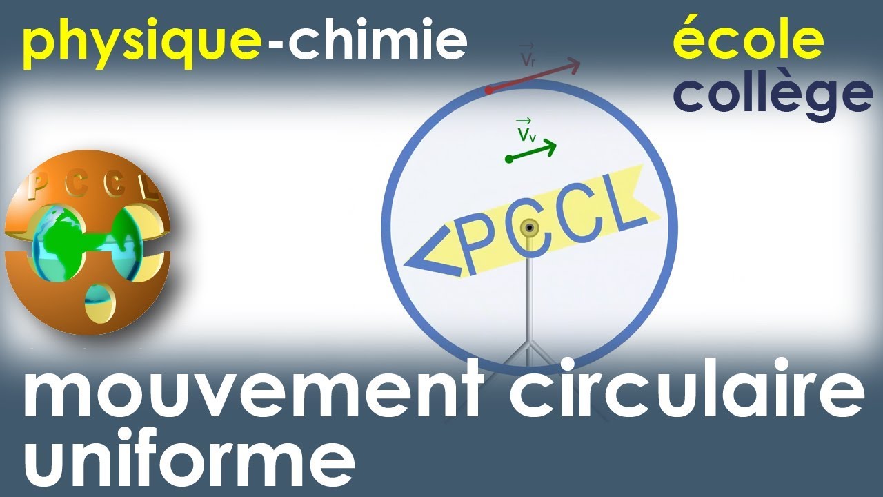 Caract&eacute;riser un mouvement. MOUVEMENT CIRCULAIRE UNIFORME. Cycle 3 (cm1 - cm2 - 6e) BREVET Coll&egrave;ge 3e