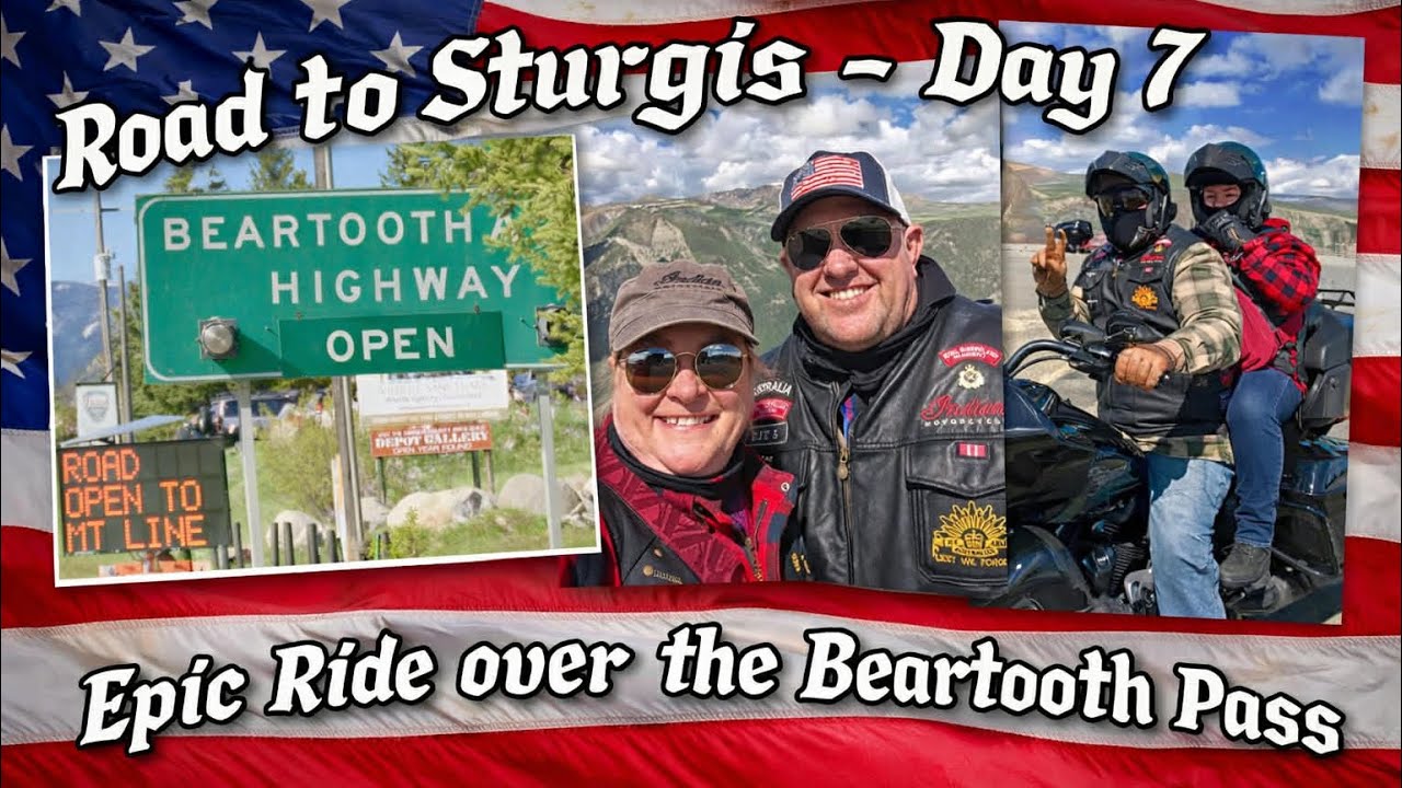 Day 7 of our American Adventure.  Cody Wyoming to West Yellowstone. Bear Tooth Pass today
